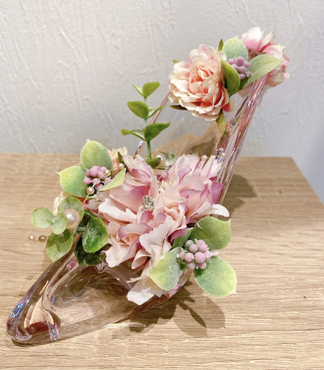 ガラスのくつ　アートフラワー